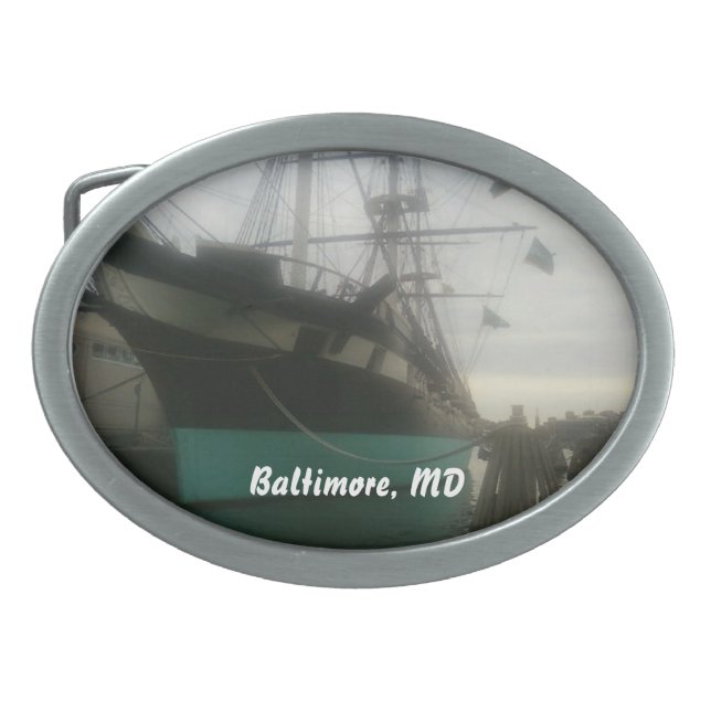 USS Constellation Belt Buckle (Front)