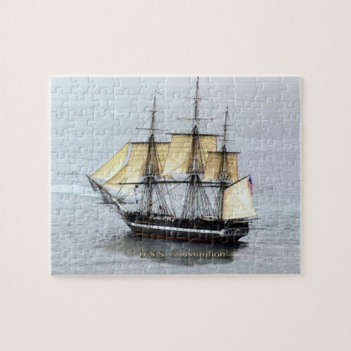 USS Constitution at Full Mask Jigsaw Puzzle