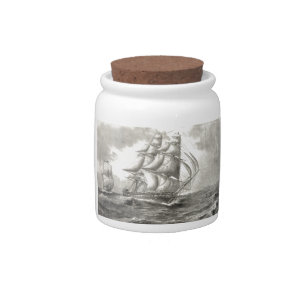 USS Constitution Candy Jar