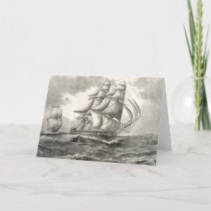USS Constitution Card