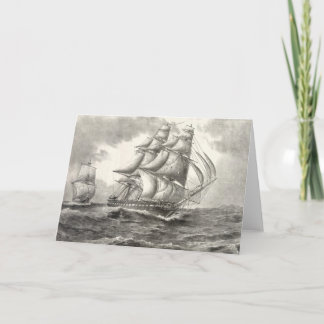 USS Constitution Card