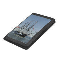 USS Constitution Firing Cannons Trifold Wallet USS Constitution Firing Cannons Trifold Wallet