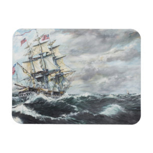 USS Constitution heads for HM Frigate Guerriere Magnet