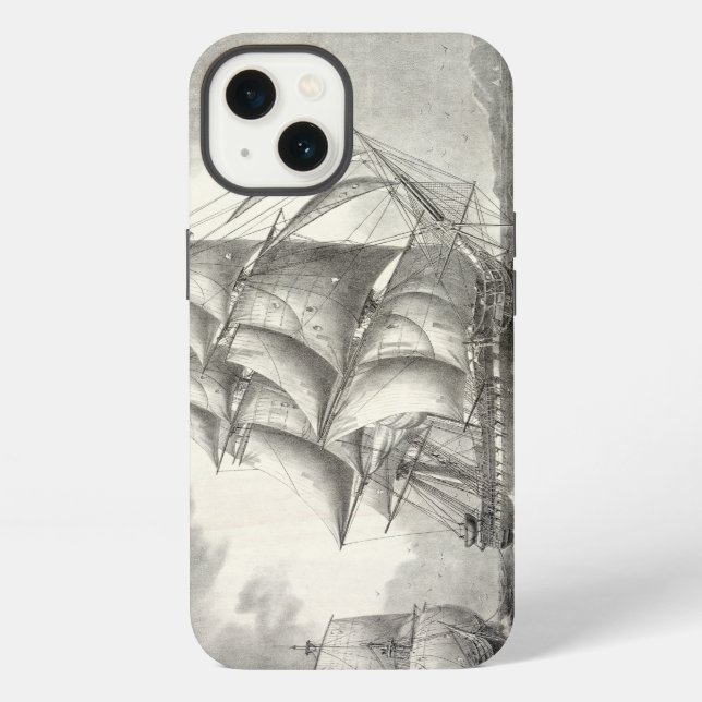 USS Constitution Iphone Case (Back)