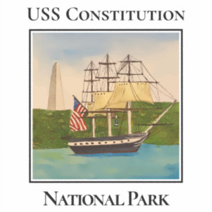 USS Constitution, National Historic Park, Boston, Sticker