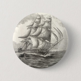 USS Constitution Pinback Button