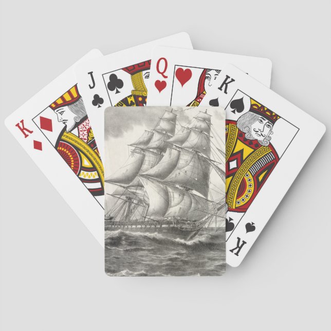 USS Constitution Poker Cards (Back)