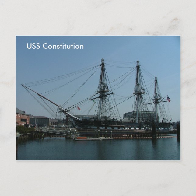 USS Constitution Postcard (Front)