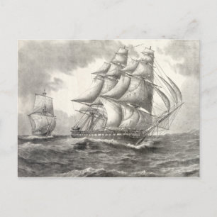 USS Constitution Postcard