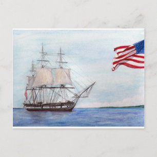 USS Constitution Postcard