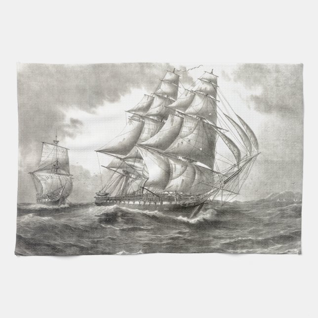 USS Constitution Towel (Horizontal)