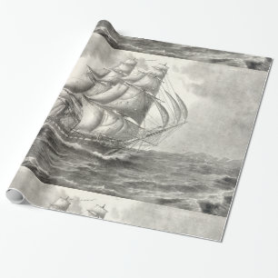 USS Constitution Wrapping Paper