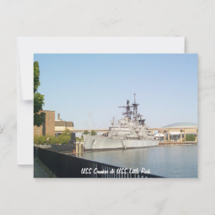 USS Croaker and USS Little Rock Postcard