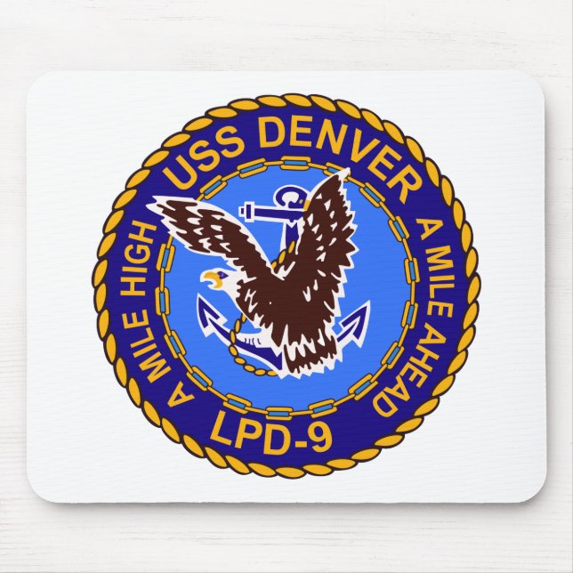 USS DENVER MOUSE PAD (Front)