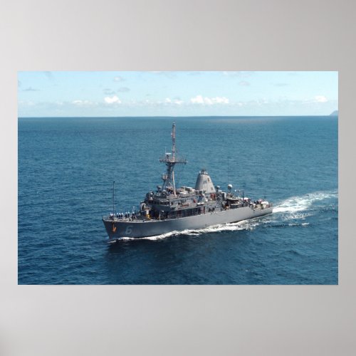 USS Devastator MCM 6 Poster
