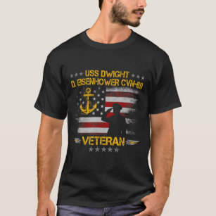 USS Dwight D. Eisenhower CVN-69 Aircraft Carrier V T-Shirt