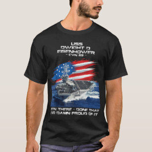 USS Dwight D Eisenhower CVN 69 Aircraft Carrier Ve T-Shirt