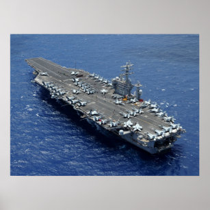 USS Dwight D. Eisenhower (CVN 69) Poster