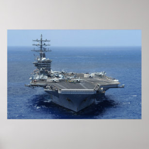 USS Dwight D. Eisenhower (CVN 69) Poster