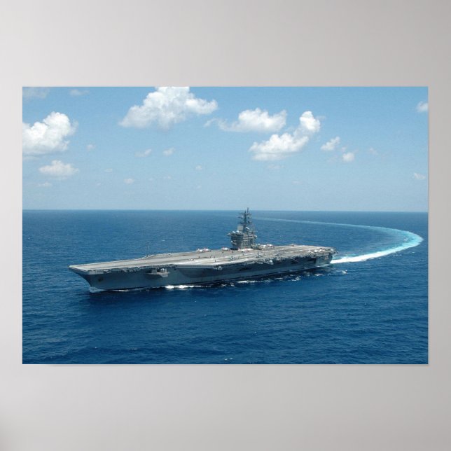 USS Dwight D. Eisenhower (CVN 69) Poster (Front)