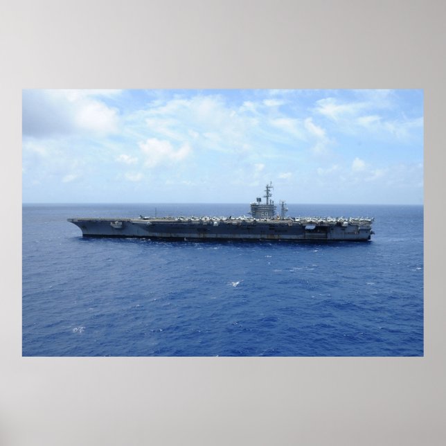 USS Dwight D. Eisenhower (CVN 69) Poster (Front)