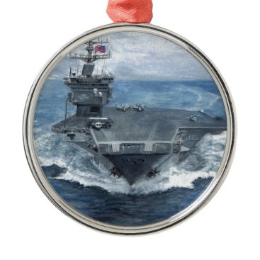 USS ENTERPRISE METAL ORNAMENT USS ENTERPRISE METAL ORNAMENT