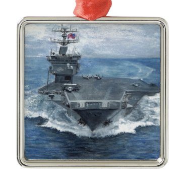 USS ENTERPRISE METAL ORNAMENT USS ENTERPRISE METAL ORNAMENT