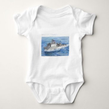 USS Fort MCHENRY Baby Bodysuit USS Fort MCHENRY Baby Bodysuit