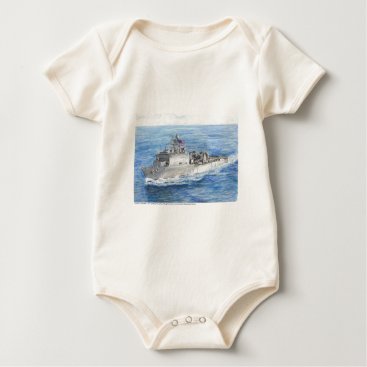 USS Fort MCHENRY Baby Bodysuit USS Fort MCHENRY Baby Bodysuit