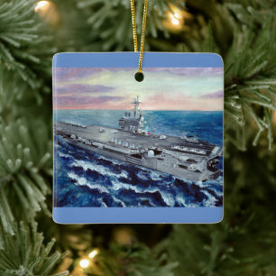 USS George Bush Ornament