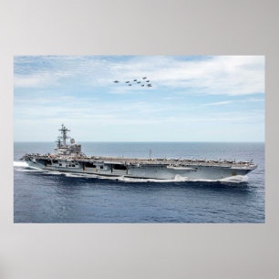 USS George H.W. Bush (CVN 77) Poster