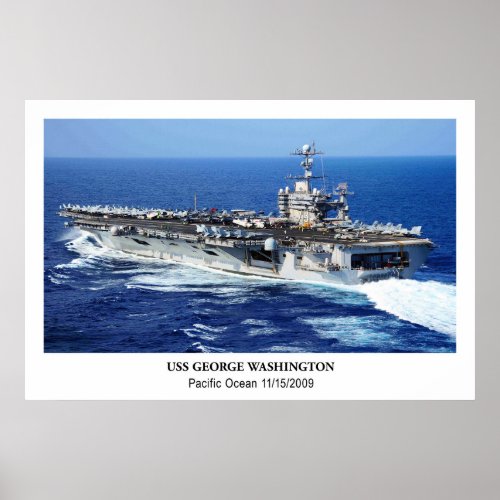 USS George Washington CVN_73 Poster