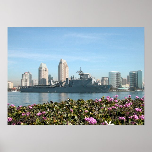 USS Germantown (LSD 42) Poster (Front)