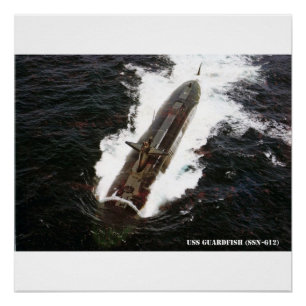 USS GUARDFISH POSTER