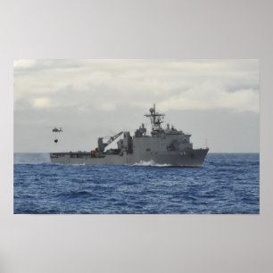 USS Gunston Hall (LSD 44) Poster