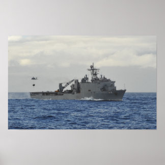 USS Gunston Hall (LSD 44) Poster