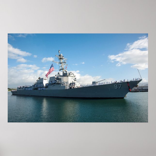 USS Halsey (DDG 97) Poster (Front)