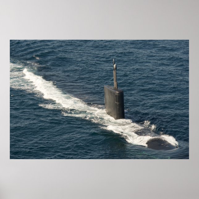 USS Hampton (SSN 767) Poster (Front)