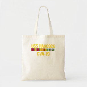 USS Hancock CVA19 Vietnam Veteran Tote Bag