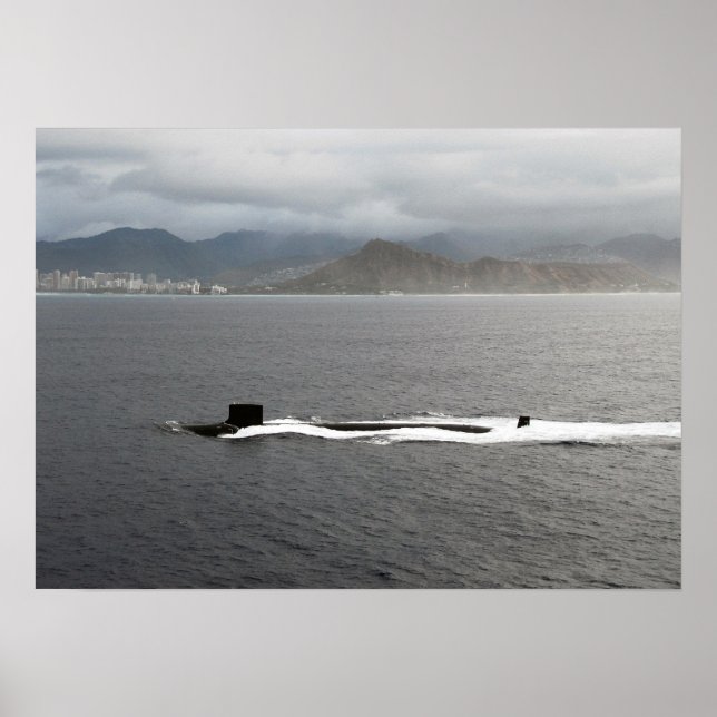 USS Hawaii (SSN 776) Poster (Front)