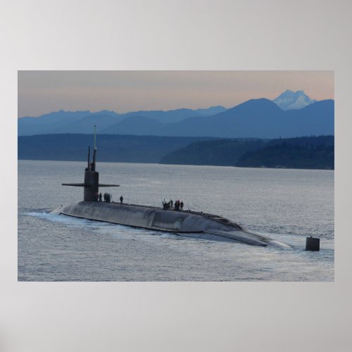 USS Henry M Jackson SSBN 730 Poster