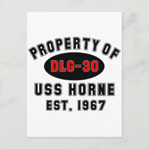 USS Horne DLG-30 Postcard