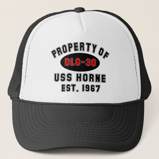 USS Horne DLG-30 Trucker Hat (Front)