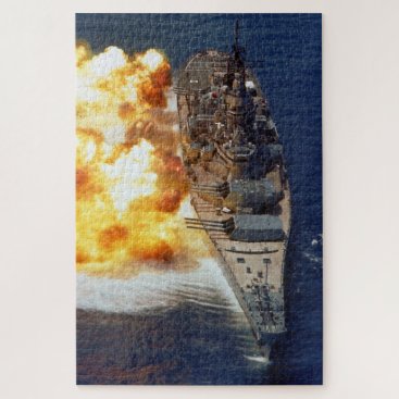 USS Iowa Firing Jigsaw Puzzle USS Iowa Firing Jigsaw Puzzle