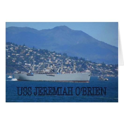 USS Jeremiah O'Brien Cards (Front Horizontal)