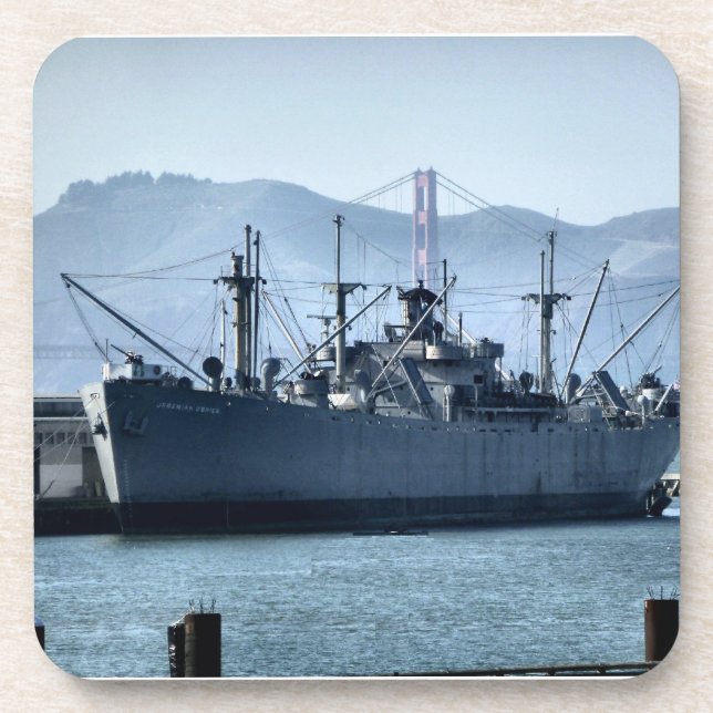 USS Jeremiah O'Brien Drink Coaster (Front)