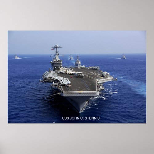 USS John C Stennis Poster
