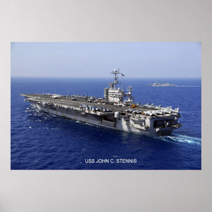 Uss John C Stennis Poster Zazzle