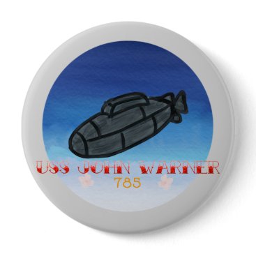 USS John Warner submarine navy pin USS John Warner submarine navy pin