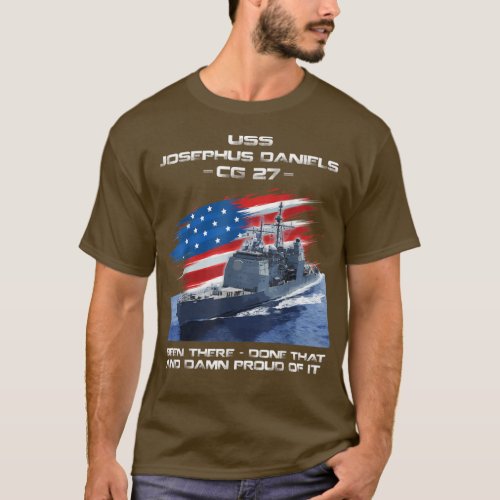 USS Josephus Daniels CG27 Class Cruiser American F T_Shirt